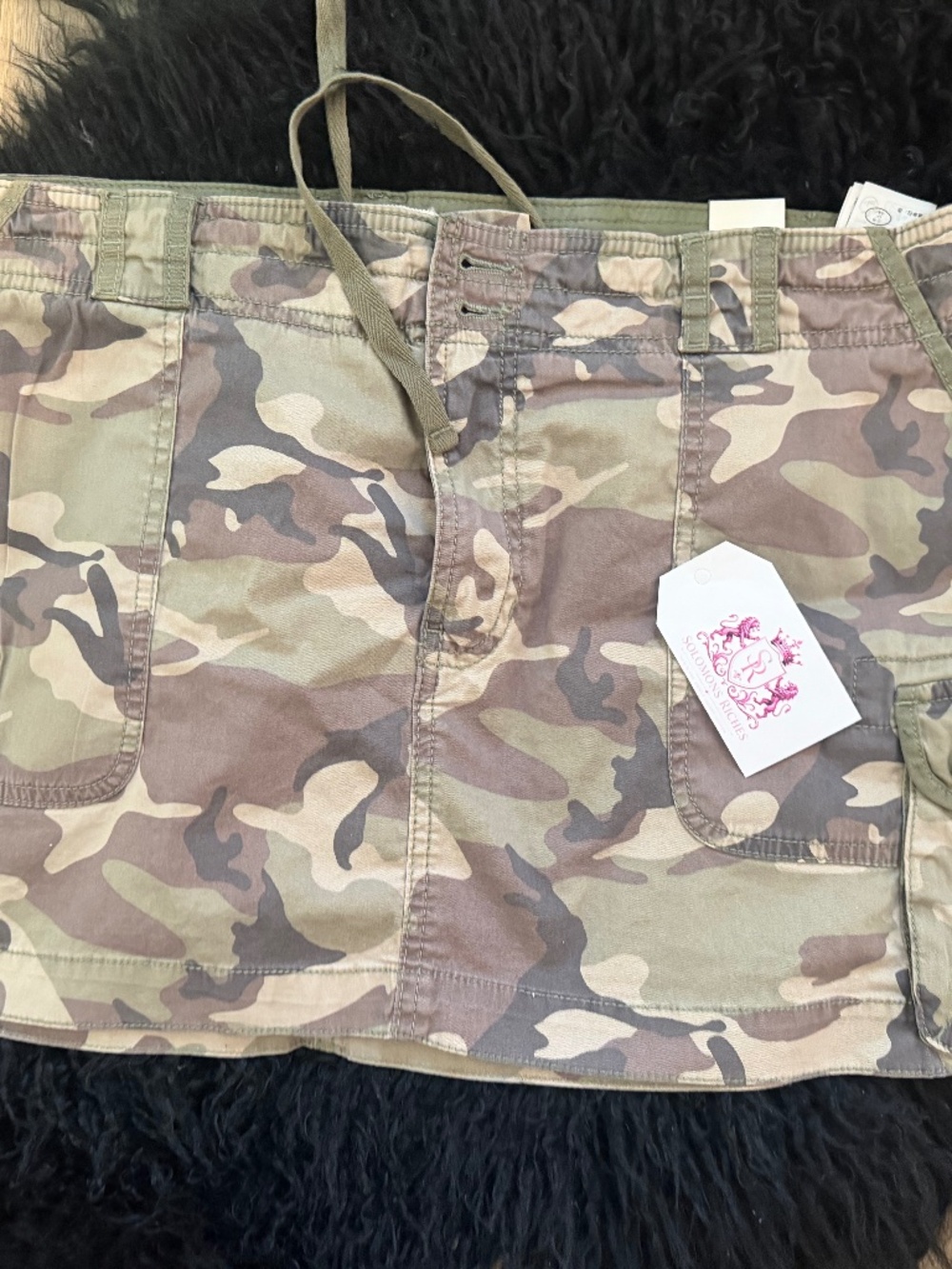 Y2k Vintage Abercrombie Camo Skirt Women's  L NWT
